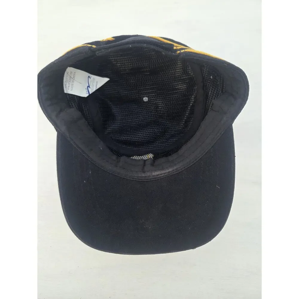 Vtg Pittsburgh Pirates Pillbox Youth Hat BWM Global Trib Total Media Strapback